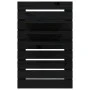 Wall table shelves 2 pcs solid black pine wood by vidaXL, Shelves and shelves - Ref: Foro24-824767, Price: 55,42 €, Discount: %