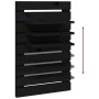Wall table shelves 2 pcs solid black pine wood by vidaXL, Shelves and shelves - Ref: Foro24-824767, Price: 56,06 €, Discount: %