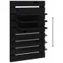 Wall table shelves 2 pcs solid black pine wood by vidaXL, Shelves and shelves - Ref: Foro24-824767, Price: 55,42 €, Discount: %