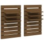 Wall table shelves 2 pcs solid honey brown pine wood by vidaXL, Shelves and shelves - Ref: Foro24-824766, Price: 55,89 €, Dis...