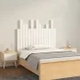 Wandbett-Kopfteil aus massivem weißem Kiefernholz, 95,5 x 3 x 80 cm von vidaXL, Kopf- und Fußteile - Ref: Foro24-824784, Prei...
