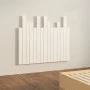 Wandbett-Kopfteil aus massivem weißem Kiefernholz, 95,5 x 3 x 80 cm von vidaXL, Kopf- und Fußteile - Ref: Foro24-824784, Prei...