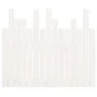 Wandbett-Kopfteil aus massivem weißem Kiefernholz, 95,5 x 3 x 80 cm von vidaXL, Kopf- und Fußteile - Ref: Foro24-824784, Prei...