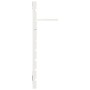 Wandtischregale 2 Stück aus massivem weißem Kiefernholz von vidaXL, Regale und Regale - Ref: Foro24-824769, Preis: 57,00 €, R...
