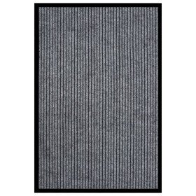 Felpudo de rayas gris 80x120 cm