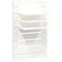 Wandtischregale 2 Stück aus massivem weißem Kiefernholz von vidaXL, Regale und Regale - Ref: Foro24-824764, Preis: 78,47 €, R...