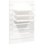 Wandtischregale 2 Stück aus massivem weißem Kiefernholz von vidaXL, Regale und Regale - Ref: Foro24-824764, Preis: 79,80 €, R...