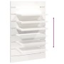 Wall table shelves 2 pcs solid white pine wood by vidaXL, Shelves and shelves - Ref: Foro24-824764, Price: 79,80 €, Discount: %