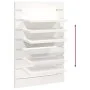 Wandtischregale 2 Stück aus massivem weißem Kiefernholz von vidaXL, Regale und Regale - Ref: Foro24-824764, Preis: 78,47 €, R...