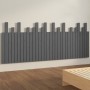 Wandbett-Kopfteil aus massivem Kiefernholz in Grau, 204 x 3 x 80 cm von vidaXL, Kopf- und Fußteile - Ref: Foro24-824780, Prei...