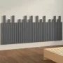 Wandbett-Kopfteil aus massivem Kiefernholz in Grau, 204 x 3 x 80 cm von vidaXL, Kopf- und Fußteile - Ref: Foro24-824780, Prei...