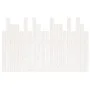Solid white pine wood wall bed headboard 127.5x3x80 cm by vidaXL, Headboards and footboards - Ref: Foro24-824789, Price: 67,0...