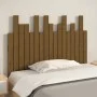 Solid pine wood wall bed headboard honey brown 108x3x80 cm by vidaXL, Headboards and footboards - Ref: Foro24-824776, Price: ...