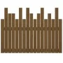 Solid pine wood wall bed headboard honey brown 108x3x80 cm by vidaXL, Headboards and footboards - Ref: Foro24-824776, Price: ...