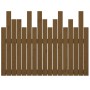 Wandbett-Kopfteil aus massivem Kiefernholz, honigbraun, 108 x 3 x 80 cm von vidaXL, Kopf- und Fußteile - Ref: Foro24-824776, ...
