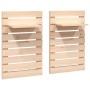 Shelves wall tables 2 units solid pine wood by vidaXL, Shelves and shelves - Ref: Foro24-824768, Price: 51,21 €, Discount: %