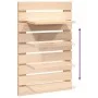 Shelves wall tables 2 units solid pine wood by vidaXL, Shelves and shelves - Ref: Foro24-824768, Price: 50,67 €, Discount: %