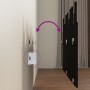 Wandbett-Kopfteil aus schwarzem Kiefernholz, 146,5 x 3 x 80 cm von vidaXL, Kopf- und Fußteile - Ref: Foro24-824797, Preis: 74...