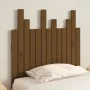 Massivholz-Pinienkopfteil für Bettwand in Honigbraun, 82,5x3x80 cm. von vidaXL, Kopf- und Fußteile - Ref: Foro24-824806, Prei...