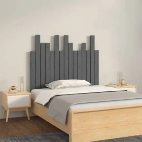 Gray pine solid wood wall bed headboard 95.5x3x80 cm by vidaXL, Headboards and footboards - Ref: Foro24-824785, Price: 55,83 ...