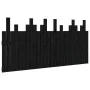 Solid black pine wood wall bed headboard 166x3x80 cm by vidaXL, Headboards and footboards - Ref: Foro24-824812, Price: 79,76 ...