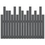 Wandbett-Kopfteil aus massivem Kiefernholz, grau, 108 x 3 x 80 cm von vidaXL, Kopf- und Fußteile - Ref: Foro24-824775, Preis:...