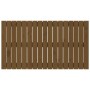 Wandbett-Kopfteil aus massivem Kiefernholz, honigbraun, 108 x 3 x 60 cm von vidaXL, Kopf- und Fußteile - Ref: Foro24-824826, ...