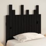 Wandbett-Kopfteil aus schwarzem Kiefernholz, 82,5 x 3 x 80 cm von vidaXL, Kopf- und Fußteile - Ref: Foro24-824807, Preis: 66,...