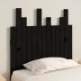 Wandbett-Kopfteil aus schwarzem Kiefernholz, 82,5 x 3 x 80 cm von vidaXL, Kopf- und Fußteile - Ref: Foro24-824807, Preis: 64,...