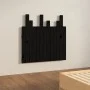 Wandbett-Kopfteil aus schwarzem Kiefernholz, 82,5 x 3 x 80 cm von vidaXL, Kopf- und Fußteile - Ref: Foro24-824807, Preis: 64,...