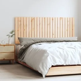 Solid pine wood wall bed headboard 147x3x60 cm by vidaXL, Headboards and footboards - Ref: Foro24-824843, Price: 61,31 €, Dis...