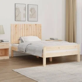 Wandbett-Kopfteil aus massivem Kiefernholz, 108 x 3 x 60 cm von vidaXL, Kopf- und Fußteile - Ref: Foro24-824823, Preis: 56,34...