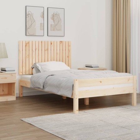 Wandbett-Kopfteil aus massivem Kiefernholz, 108 x 3 x 60 cm von vidaXL, Kopf- und Fußteile - Ref: Foro24-824823, Preis: 57,23...