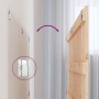 Wandbett-Kopfteil aus massivem Kiefernholz, 204 x 3 x 60 cm von vidaXL, Kopf- und Fußteile - Ref: Foro24-824828, Preis: 84,70...