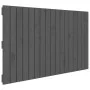 Wandbett-Kopfteil aus massivem Kiefernholz, grau, 108 x 3 x 60 cm von vidaXL, Kopf- und Fußteile - Ref: Foro24-824825, Preis:...