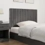 Cabecero de cama de pared madera maciza pino gris 108x3x60 cm de vidaXL, Cabeceros y pies de cama - Ref: Foro24-824825, Preci...