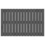 Wandbett-Kopfteil aus massivem Kiefernholz in Grau, 95,5 x 3 x 60 cm von vidaXL, Kopf- und Fußteile - Ref: Foro24-824835, Pre...