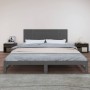 Wandbett-Kopfteil aus massivem Kiefernholz in Grau, 204 x 3 x 60 cm von vidaXL, Kopf- und Fußteile - Ref: Foro24-824830, Prei...