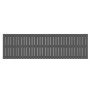 Cabecero de cama de pared madera maciza pino gris 204x3x60 cm de vidaXL, Cabeceros y pies de cama - Ref: Foro24-824830, Preci...