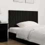 Black pine solid wood wall bed headboard 127.5x3x60 cm by vidaXL, Headboards and footboards - Ref: Foro24-824842, Price: 68,1...