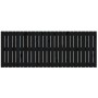 Cabecero de cama de pared madera maciza pino negro 159,5x3x60cm de vidaXL, Cabeceros y pies de cama - Ref: Foro24-824852, Pre...