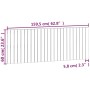 Wandbett-Kopfteil aus schwarzem Kiefernholz, 159,5 x 3 x 60 cm von vidaXL, Kopf- und Fußteile - Ref: Foro24-824852, Preis: 96...