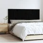 Cabecero de cama de pared madera maciza pino negro 147x3x60 cm de vidaXL, Cabeceros y pies de cama - Ref: Foro24-824847, Prec...