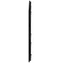 Cabecero de cama de pared madera maciza pino negro 147x3x60 cm de vidaXL, Cabeceros y pies de cama - Ref: Foro24-824847, Prec...
