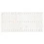Cabecero de cama pared madera maciza pino blanco 127,5x3x60 cm de vidaXL, Cabeceros y pies de cama - Ref: Foro24-824839, Prec...