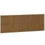 Wandbett-Kopfteil aus massivem Kiefernholz, honigbraun, 166 x 3 x 60 cm von vidaXL, Kopf- und Fußteile - Ref: Foro24-824861, ...