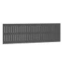 Wandbett-Kopfteil aus massivem Kiefernholz in Grau, 185 x 3 x 60 cm von vidaXL, Kopf- und Fußteile - Ref: Foro24-824865, Prei...