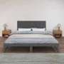 Wandbett-Kopfteil aus massivem Kiefernholz in Grau, 185 x 3 x 60 cm von vidaXL, Kopf- und Fußteile - Ref: Foro24-824865, Prei...