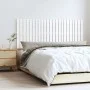 Solid white pine wood wall bed headboard 147x3x60 cm by vidaXL, Headboards and footboards - Ref: Foro24-824844, Price: 69,25 ...