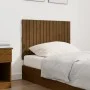 Cabecero cama pared madera maciza pino marrón miel 95,5x3x60 cm de vidaXL, Cabeceros y pies de cama - Ref: Foro24-824836, Pre...